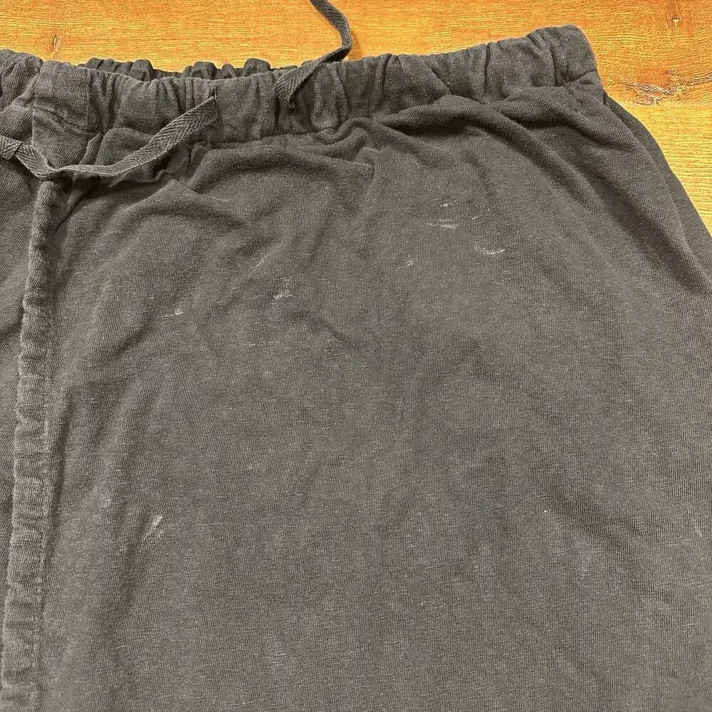 Vintage Kapital Hakama Sweatpants Men 1 S Black Drop Crotch Flap Pants Japan VTG